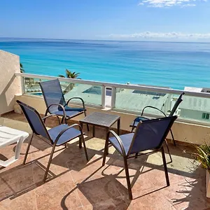 Penthouse Spectacular Ocean View Terrace Brisas Zone Cancún
